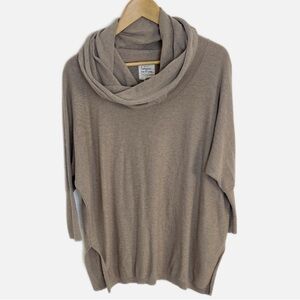 Anthropologie Between Me & You Dolman cowl neck tunic length sweater M